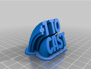 +1 cast personalizzato 3d print model - Mito3D