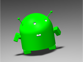 baby android bow 3d print model - Mito3D