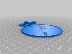 weizenbierglas deckel mit gayda özelleştirilmiş 3d print model - Mito3D