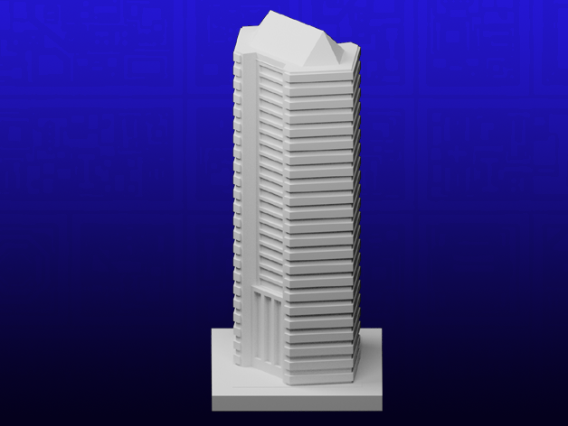 Greeblecity diagon torre 3D print model - Mito3D