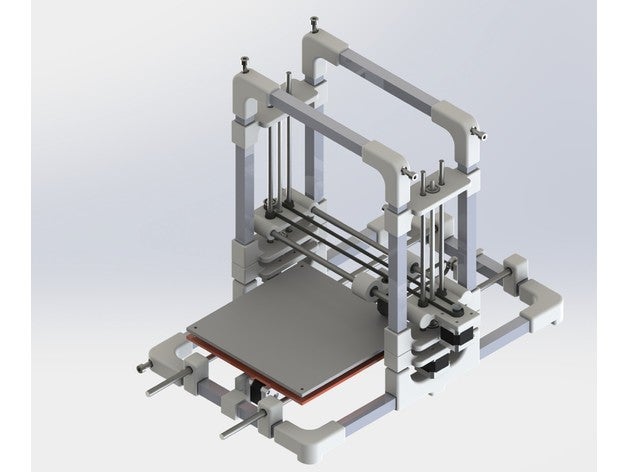 prusa estilo 3d impressora 3D print model - Mito3D