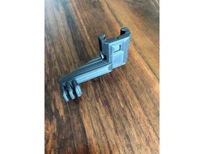 gopro mount picatinny rail offset paintball 3d print model - Mito3D