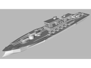 SMS Benchy Schlachtschiff Schiff Kriegsschiff ww1 ww2 wwii 3d print model - Mito3D