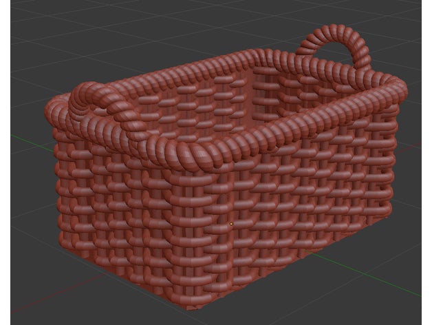 rectangular mimbre cesta dnd apuntalar eleode accesorios 3D print model - Mito3D