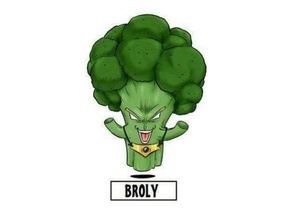 broly broccoli barbarian dnd miniature dragon ball vegetable 3d print model - Mito3D