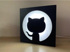 github illuminated sign science led open source technology 3d print model - Mito3D