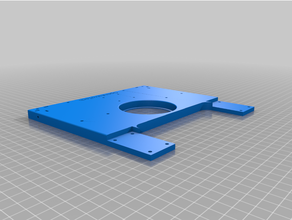 baseplate part2 50 m3 nuts 3d print model - Mito3D
