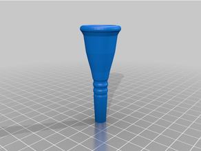 laskey 70e french horn mouthpiece customized 3d print model - Mito3D