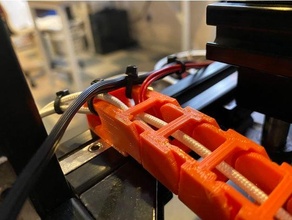Hyperwürfel Evolution Kabel Kette Single Schraube Rahmen montieren 3030 leiten hevo 3d print model - Mito3D