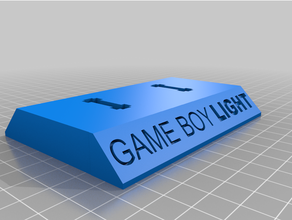 game boy light display stand nintendo 3d print model - Mito3D