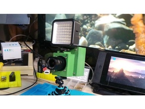 Himbeere pi hq Kamera Gehege 3 Fall Mantel 3d print model - Mito3D
