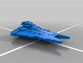 star wars gladiator armada empire galactic starwars destroyer 3d print model - Mito3D