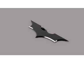 life size batarang 1 bat batman 3d print model - Mito3D