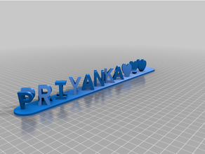 priya customized 3d print model - Mito3D