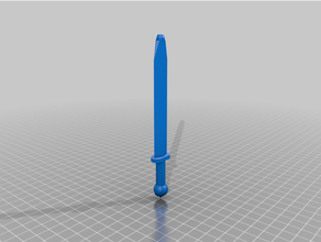davos espada caneta bic 3d print model - Mito3D
