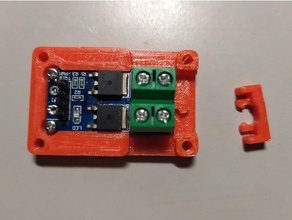 housing high-power dual aod4184 mosfet switch module arduino electronics 3d print model - Mito3D