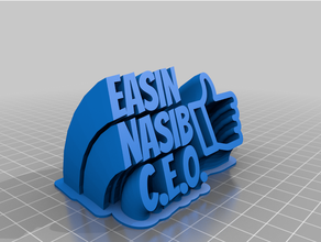 easin ceo customized 3d print model - Mito3D