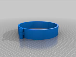 customized pipe clamp 3d print model - Mito3D