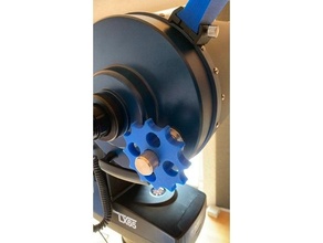 meade 8 zoll acf focus wheel astronomy telescope 3d print model - Mito3D