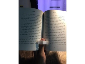 mão livro suporte 3d print model - Mito3D