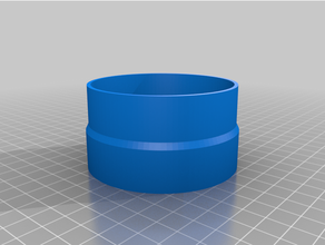 customized parametric pipe adapter 3d print model - Mito3D