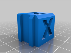 Cubo calibrarnos dedrones calibracion calibración cubo impresora 3d print model - Mito3D