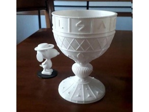 Santo graal Heilige Calix Kelch Tasse Glas Jesus 3d print model - Mito3D