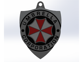badge umbrella corporation resident evil 3d print model - Mito3D