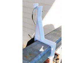 balcone rotaia appendiabiti gancio 3d print model - Mito3D