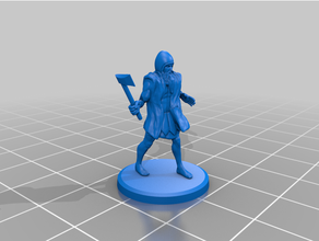 early antiquity - sumerian medium infantry 20mm 25mm axe historical tabletop gaming wargaming 3d print model - Mito3D
