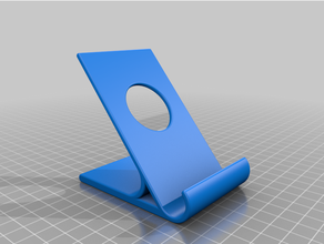 phone stand 45 degrees 3d print model - Mito3D