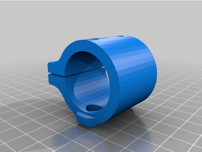 mlok lanterna monte 29mm tubo protetor mão 3d print model - Mito3D