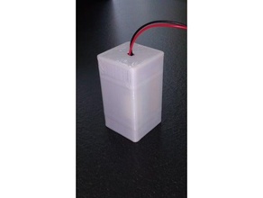 bateria caixa 4xaa incrustação personalizado 3d print model - Mito3D
