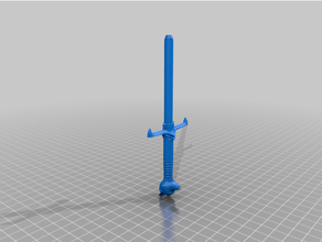longclaw pen sword 3d print model - Mito3D