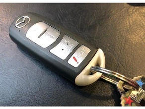 Mazda anahtar fob yedek değiştirme eklemek anahtarlık 3d print model - Mito3D