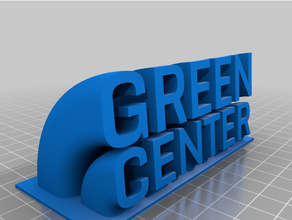 green center customized 3d print model - Mito3D