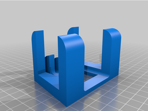 customized desk cable holder 3d print model - Mito3D