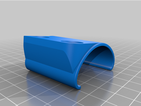 roku Çubuk Kulp destek binmek uzak 3d print model - Mito3D