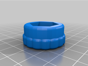 customized nooo thumb wheel knob screw 3d print model - Mito3D