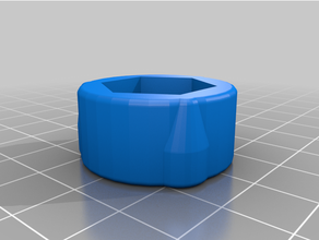 customized nooo thumb wheel knob screw 3d print model - Mito3D