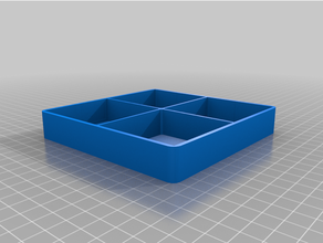 quadrant tray 3d print model - Mito3D