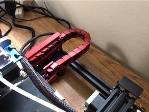 cr 10 v2 build plate cable chain cr-10 3d print model - Mito3D