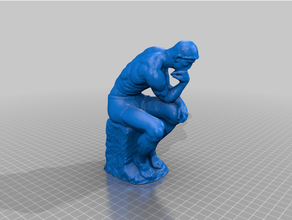 pensatore pantaloni 3d print model - Mito3D