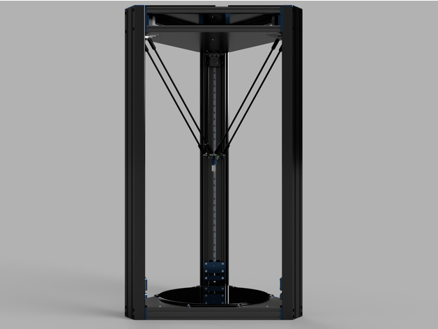 kübik yırtıcı nx doğrusal Demiryolu mod delta 3d yazıcı efektör 3D print model - Mito3D