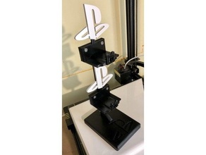 playstation double controller holder stand 3d print model - Mito3D