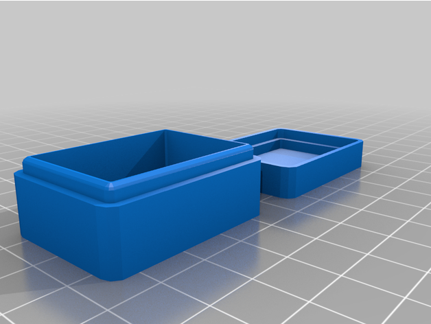 angepasst gerundet Lager Box openscadboxsanstrous 3D print model - Mito3D