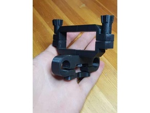 15mm rail clamp 12v battery pack videography 3d print model - Mito3D