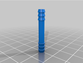 prueba conector pára tubo silicone personalizado 3d print model - Mito3D