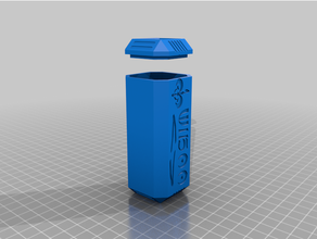 Estrela guerras naboo caixa Guerra Estrelas armazenamento 3d print model - Mito3D