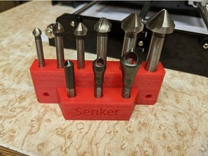 tool holder counterbores counterbore 3d print model - Mito3D